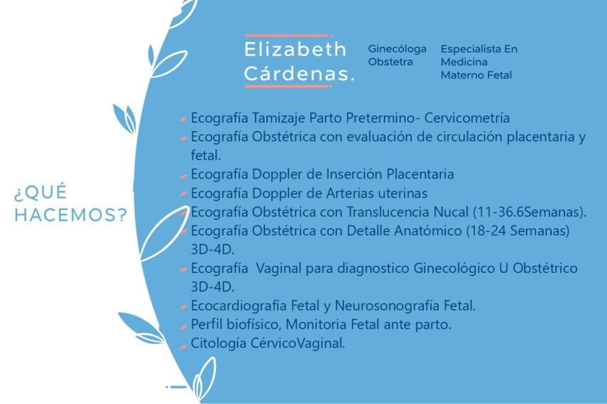 Dra. Elizabeth Cardenas Ginecologa Obstetra especialista en Medicina materno Fetal yopal 3