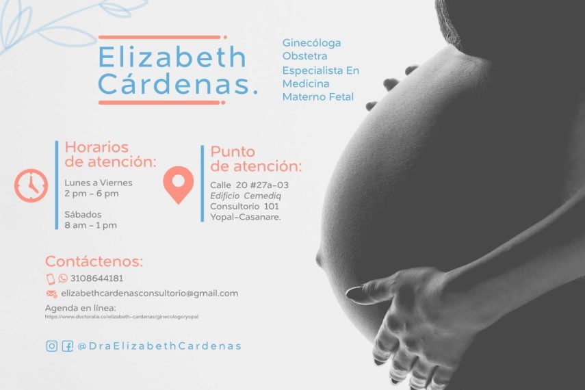 Dra. Elizabeth Cardenas Ginecologa Obstetra especialista en Medicina materno Fetal yopal 5